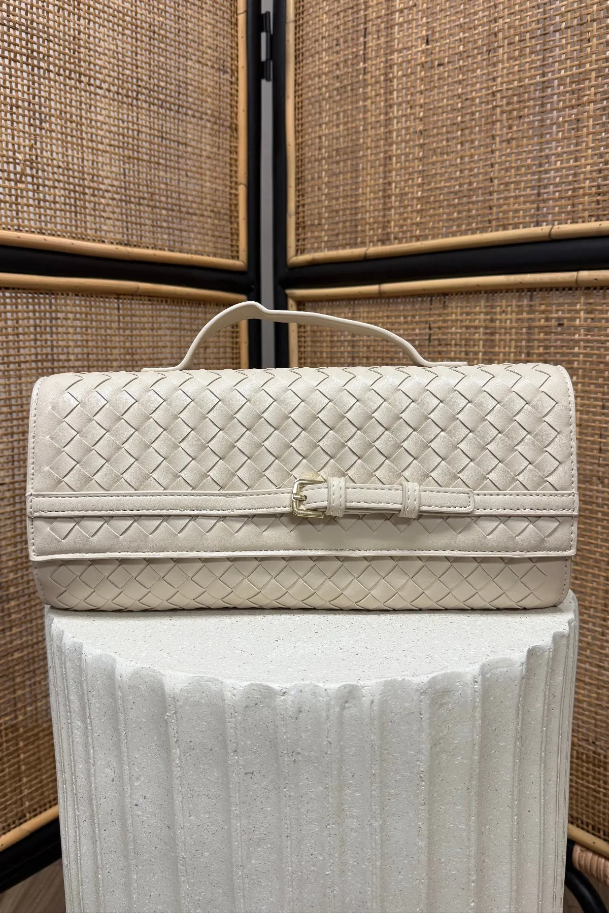 Emerson Crossbody Oatmilk Bag sold by American Threads