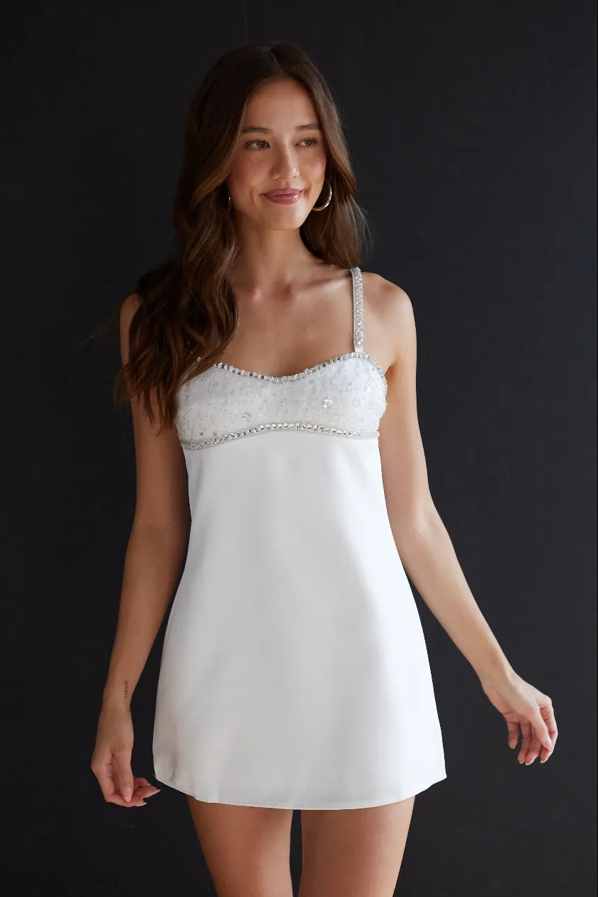 Blair Embellished Mini Dress sold by American Threads