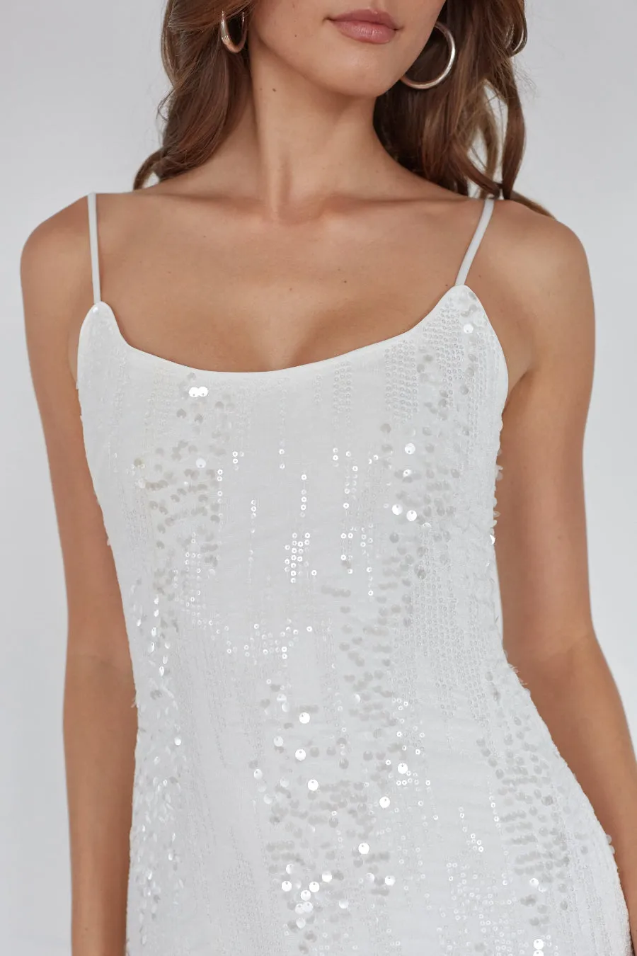 Valeria Velvet Sequin Mini Dress sold by American Threads product image thumbnail 2
