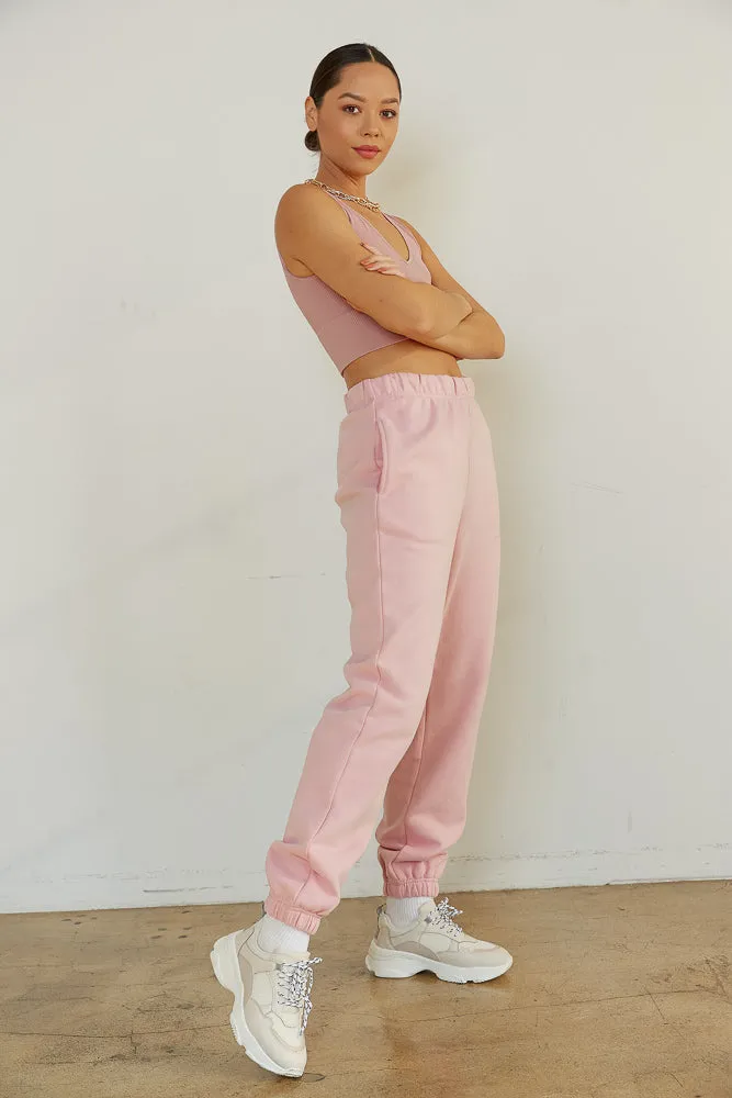 90s Baggy Sweatpants In Pink sold by American Threads product image thumbnail 5