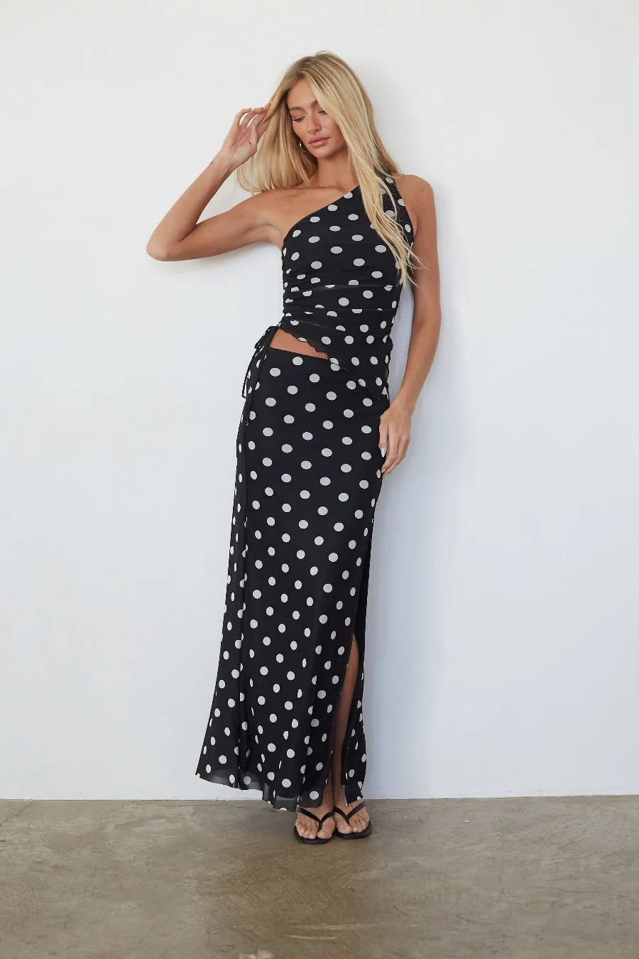 Briar One Shoulder Ruched Top sold by American Threads product image thumbnail 2