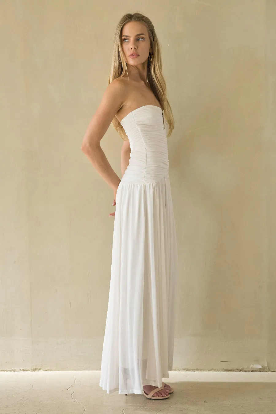 NIA Beverly Mesh Maxi Dress sold by American Threads product image thumbnail 3