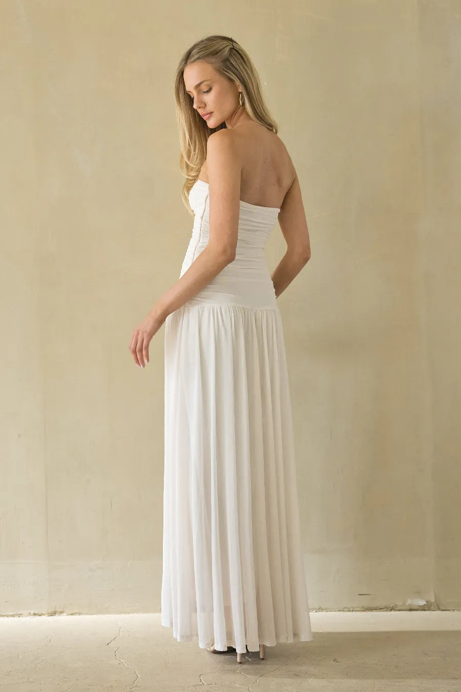NIA Beverly Mesh Maxi Dress sold by American Threads product image thumbnail 4