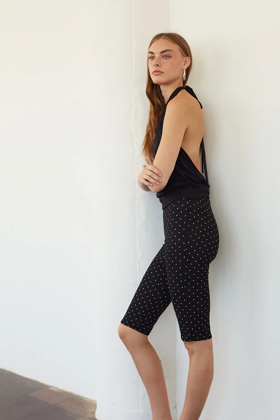 Wolfie Polka Dot Capri Pant sold by American Threads product image thumbnail 2