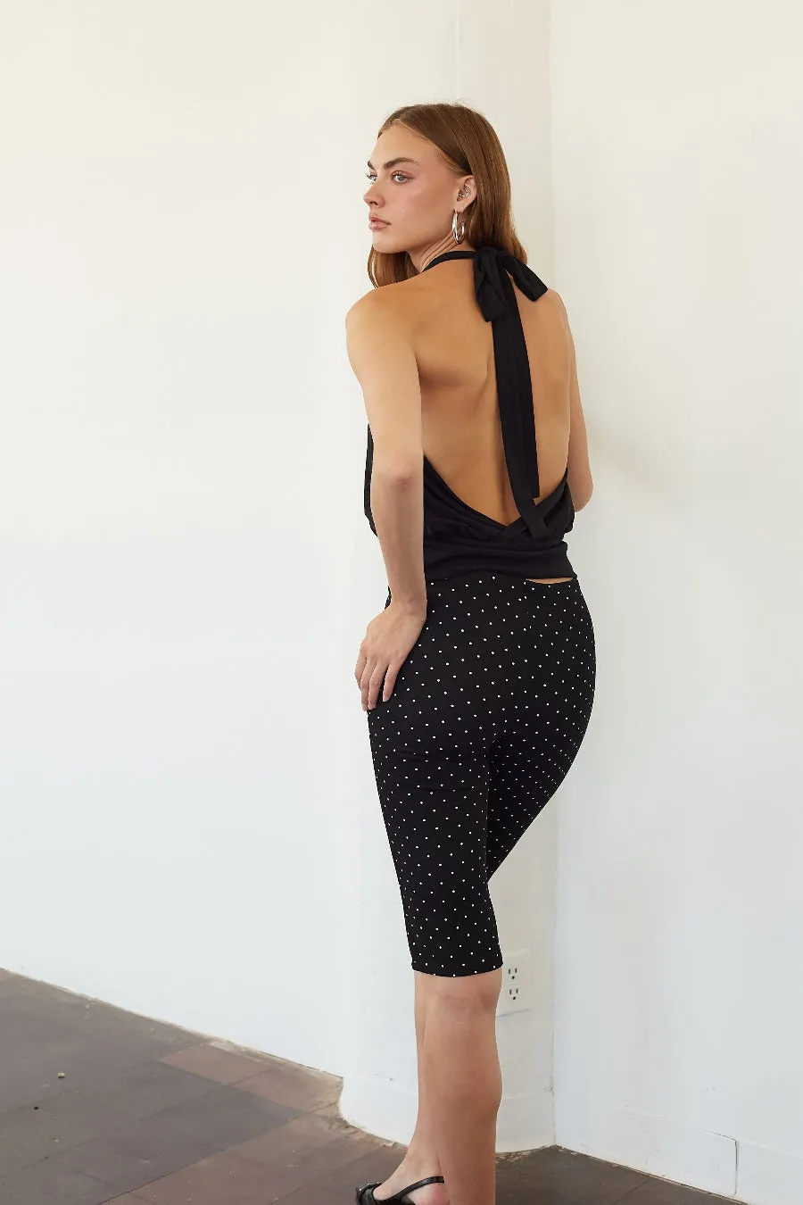 Wolfie Polka Dot Capri Pant sold by American Threads product image thumbnail 3