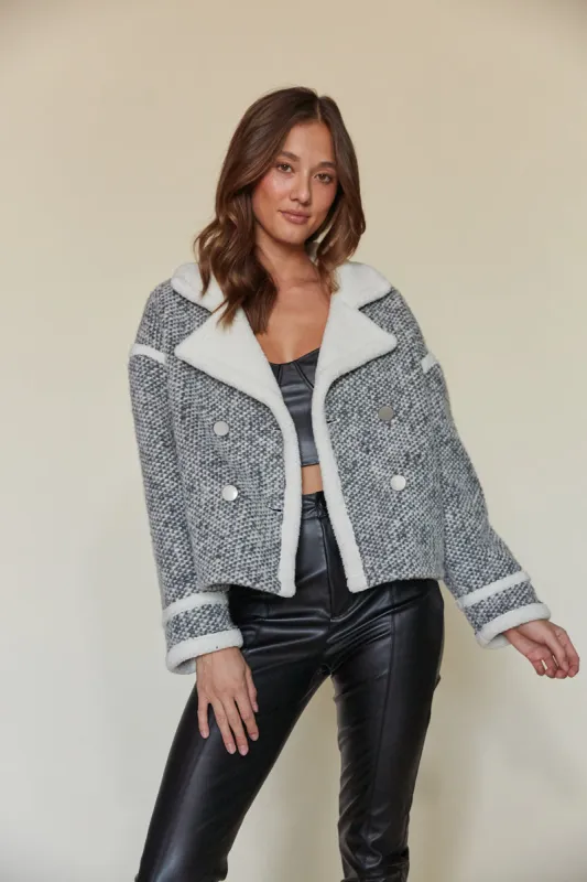 Taylyn Tweed Wool Jacket sold by American Threads