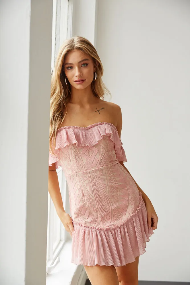 Verona Lace Mini Dress sold by American Threads product image thumbnail 4