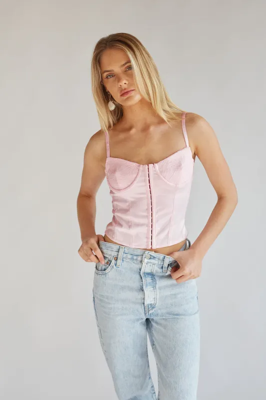 Gracey Lace Corset Top made by American Threads
