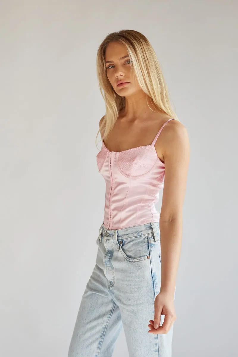 Gracey Lace Corset Top sold by American Threads product image thumbnail 3
