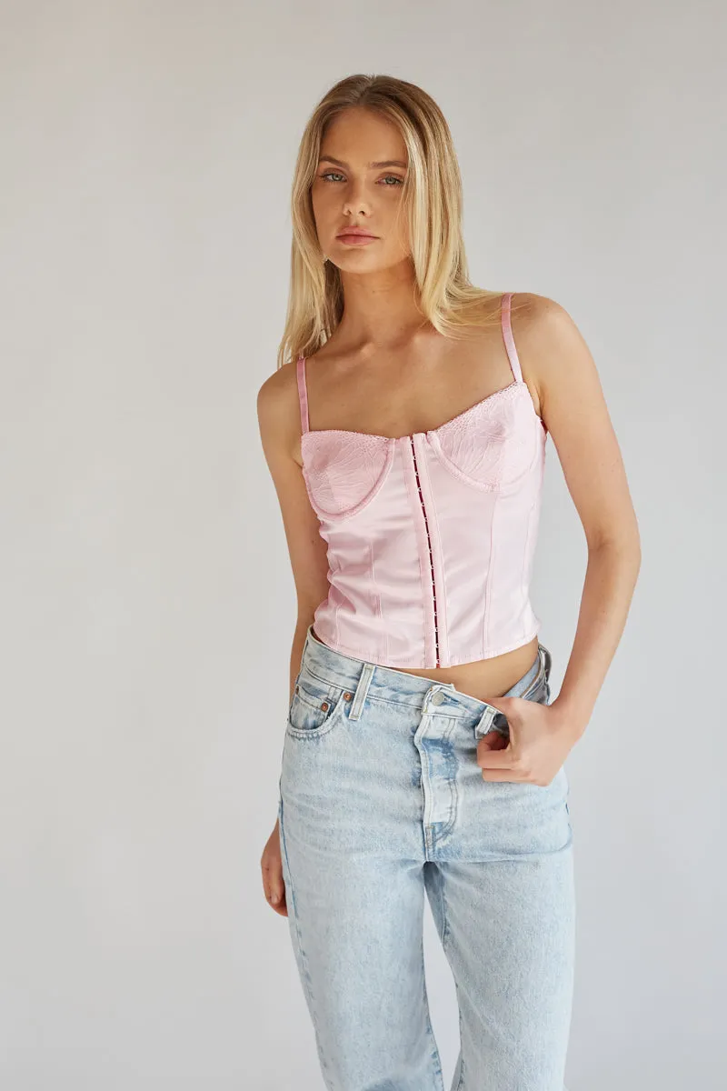 Gracey Lace Corset Top sold by American Threads product image thumbnail 4