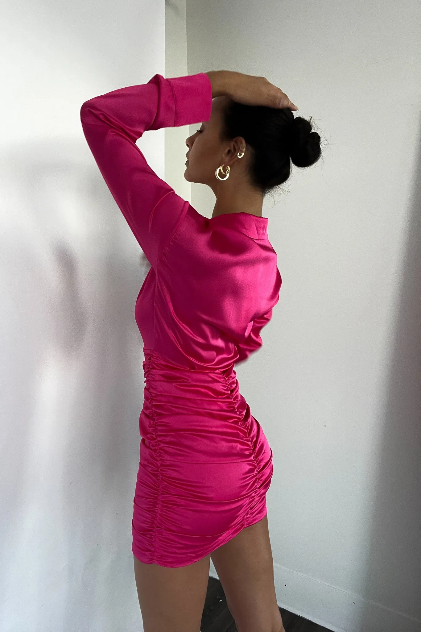 Monica Satin Mini Dress sold by American Threads product image thumbnail 2