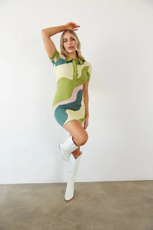 Vivian Knit Sweater Dress sold by American Threads