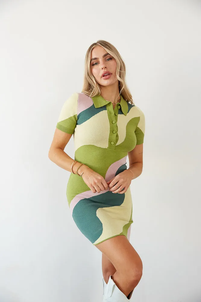 Vivian Knit Sweater Dress sold by American Threads product image thumbnail 4