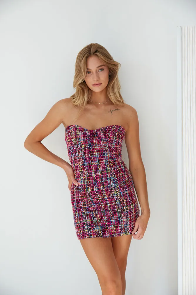 Gianna Tweed Bodycon Dress sold by American Threads