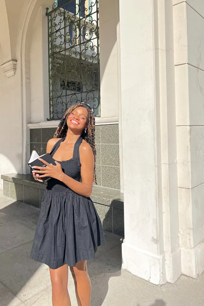 Flora Linen Mini Dress sold by American Threads product image thumbnail 5