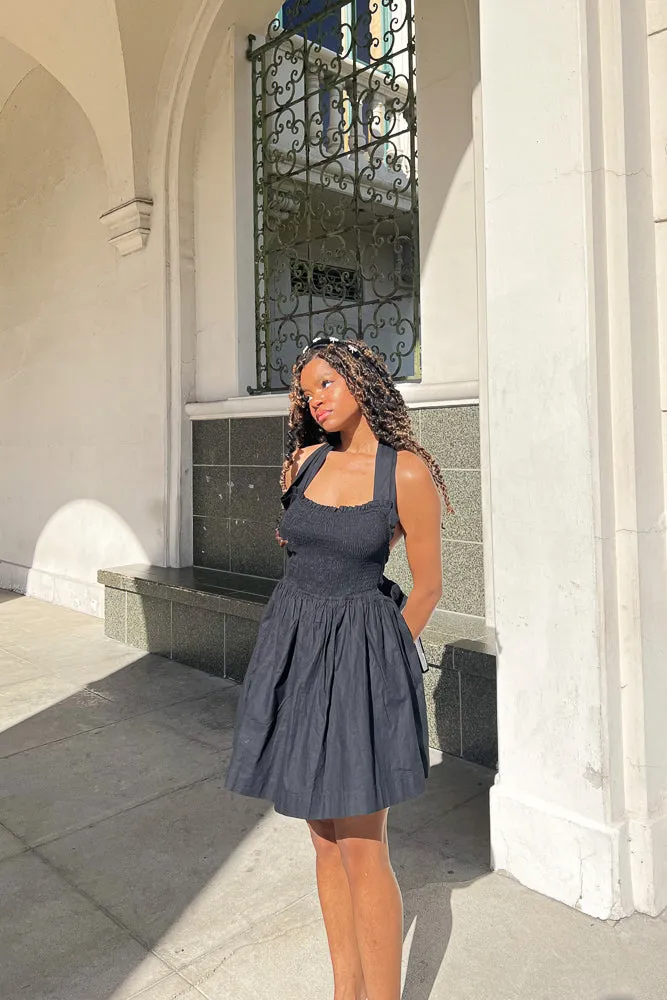 Flora Linen Mini Dress sold by American Threads