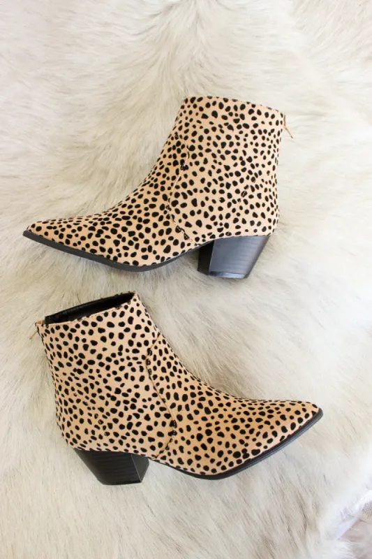 Manhattan Leopard Booties sold by American Threads