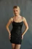 Selena Open Back Sequin Mini Dress sold by American Threads