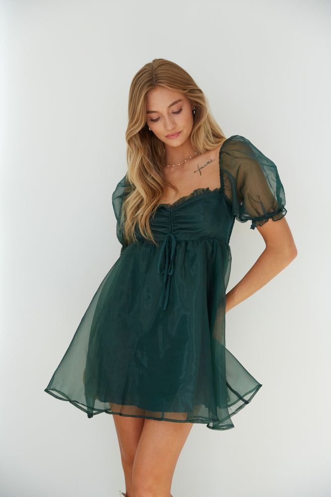Adore You Puff Babydoll Dress sold by American Threads product image thumbnail 6