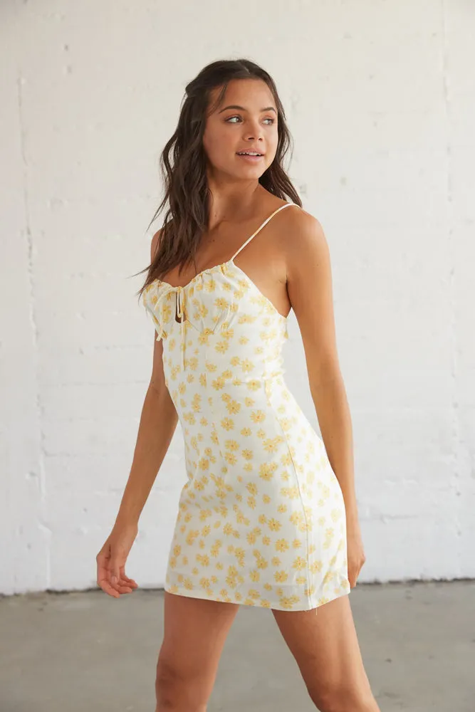 Ellie Bustier Floral Mini Dress sold by American Threads product image thumbnail 3