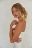 Meadow Floral Trim Satin Mini Dress sold by American Threads