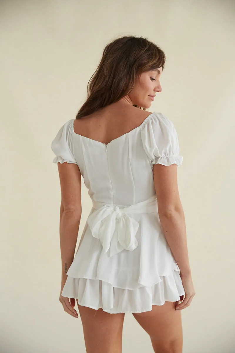 Eleanor Ruffle Wrap Romper sold by American Threads product image thumbnail 5