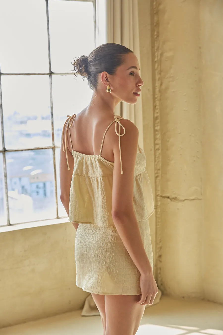 Talia Textured Mini Skirt sold by American Threads product image thumbnail 2