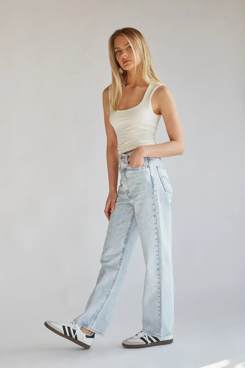Levi's Ribcage Straight Ankle Jeans Ojai Shore sold by American Threads product image thumbnail 3