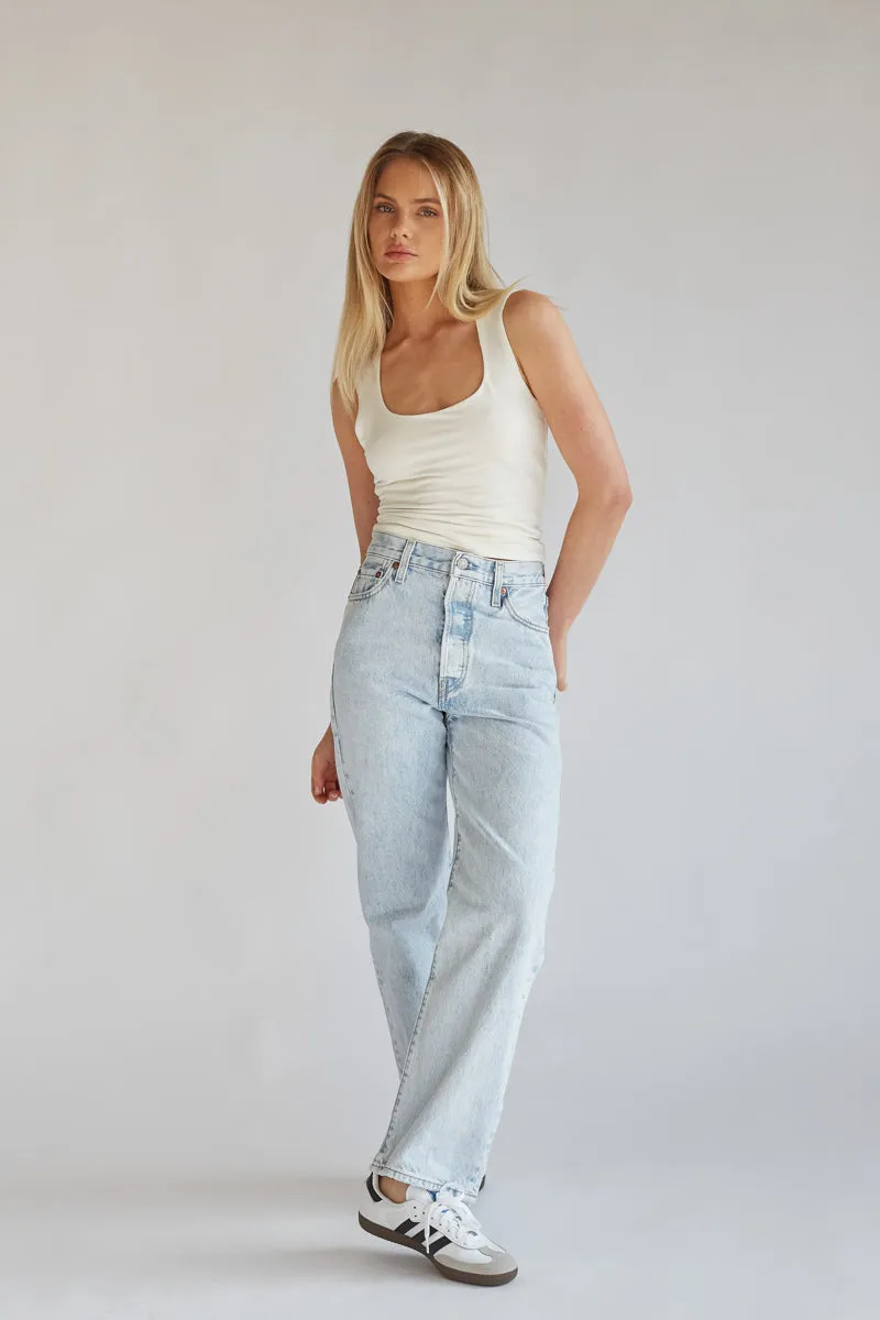 Levi's Ribcage Straight Ankle Jeans Ojai Shore sold by American Threads