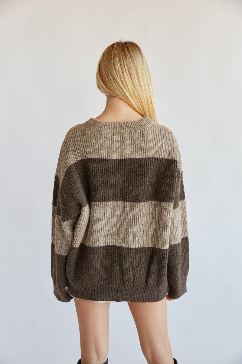 Reese Oversized Striped Sweater sold by American Threads product image thumbnail 2