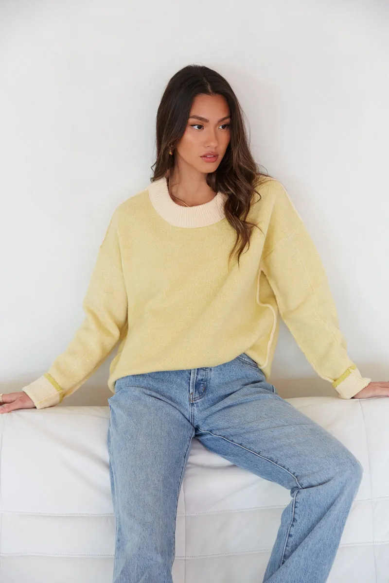 Carissa Reversible Colorblock Sweater sold by American Threads