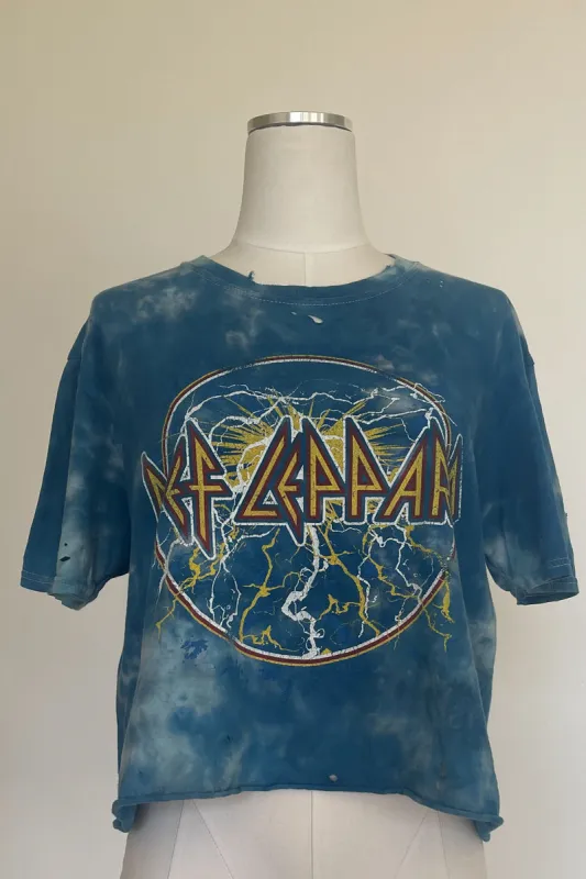 Def Leppard Cropped Vintage Tee sold by American Threads