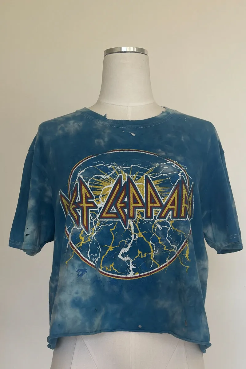 Def Leppard Cropped Vintage Tee sold by American Threads