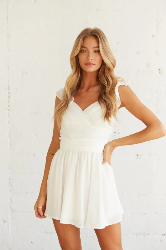 Desiree Ruffle Mini Dress sold by American Threads