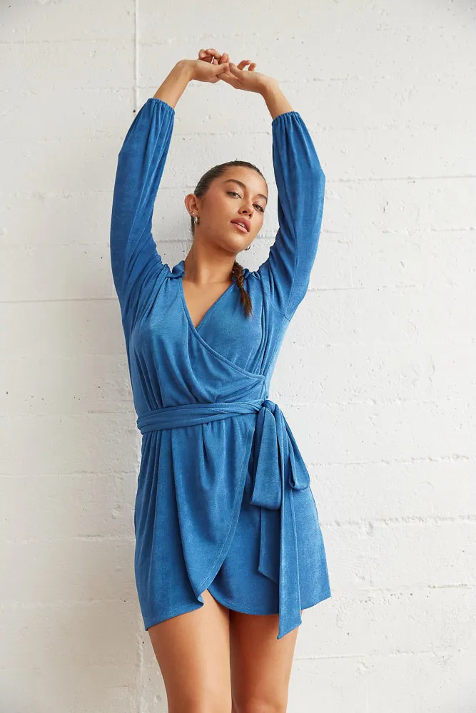 Luna Wrap Mini Dress sold by American Threads product image thumbnail 2