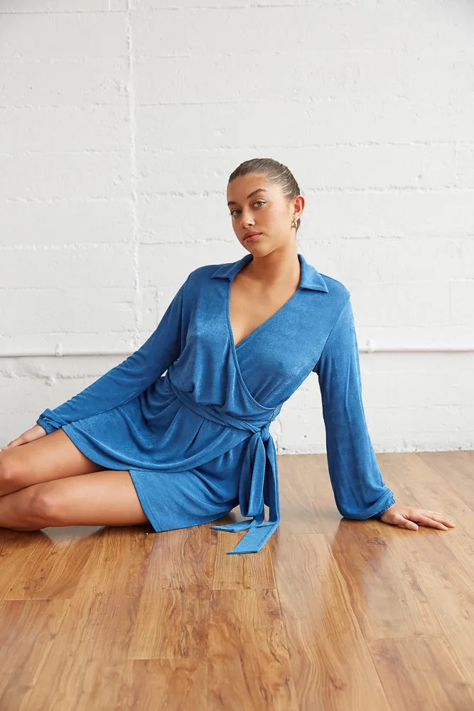 Luna Wrap Mini Dress sold by American Threads product image thumbnail 4