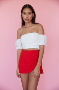 Claudia Chiffon Mini Skirt sold by American Threads