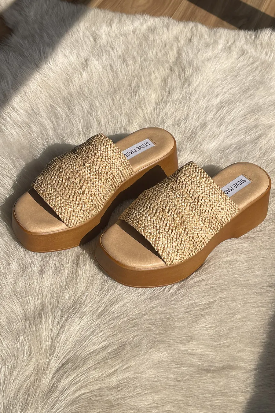 Steve Madden Slinky Platform Sandals sold by American Threads