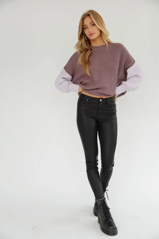 Blank NYC The Bond Leather Pants sold by American Threads