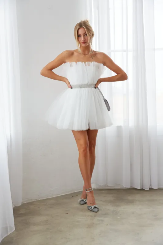 Genevieve Tulle Babydoll Dress sold by American Threads