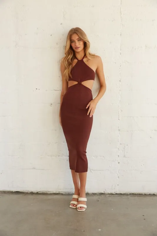 Vera Cut Out Midi Dress sold by American Threads