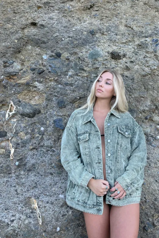 Jameson Studded Corduroy Jacket sold by American Threads