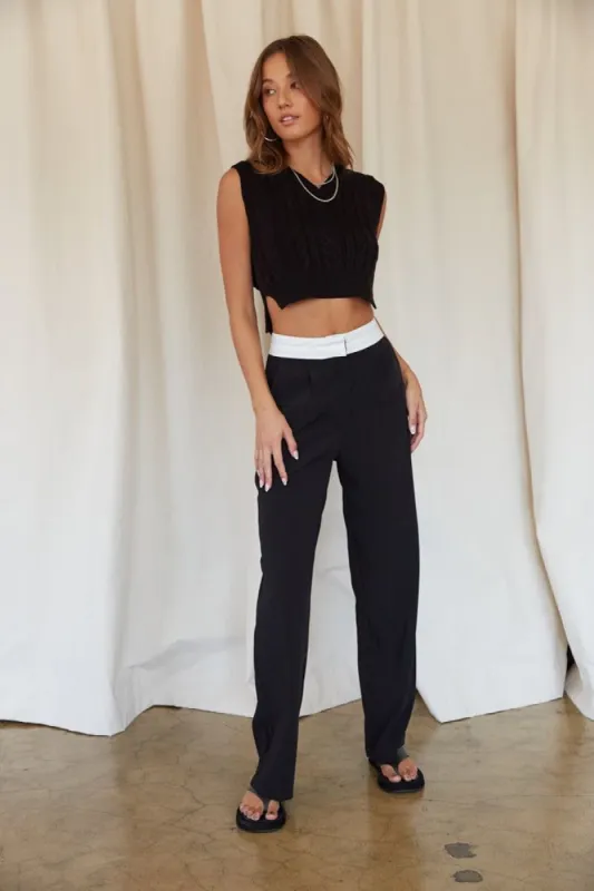 Autumn Contrast Trousers sold by American Threads