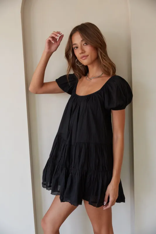Charlotte Puff Sleeve Mini Dress sold by American Threads