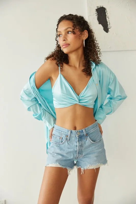 Levi's 501 Distressed Shorts in Luxor Heat sold by American Threads