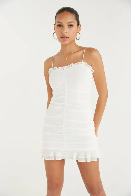 Bond Street Ruched Mini Dress sold by American Threads