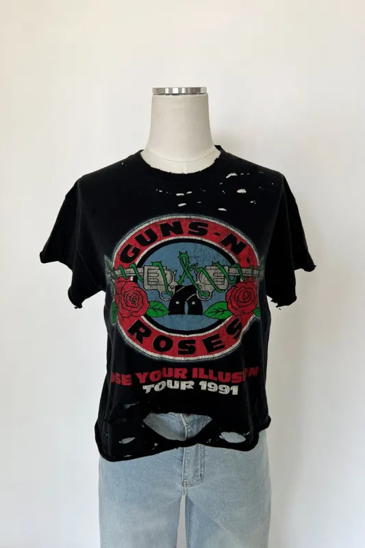 Guns N Roses Tour 1991 Tee sold by American Threads