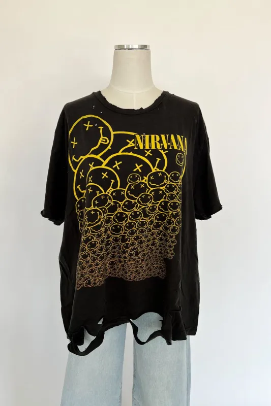 Nirvana Smiley Tee sold by American Threads