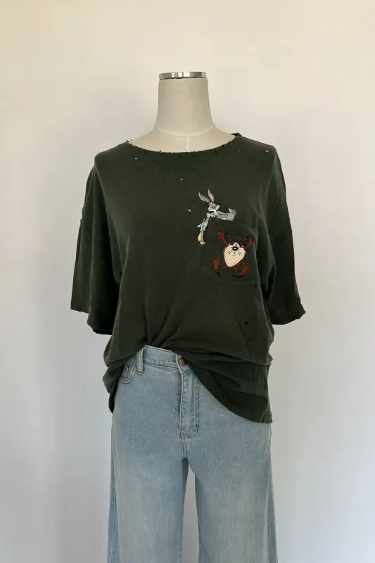 Bugs Bunny and Taz Pocket Tee sold by American Threads