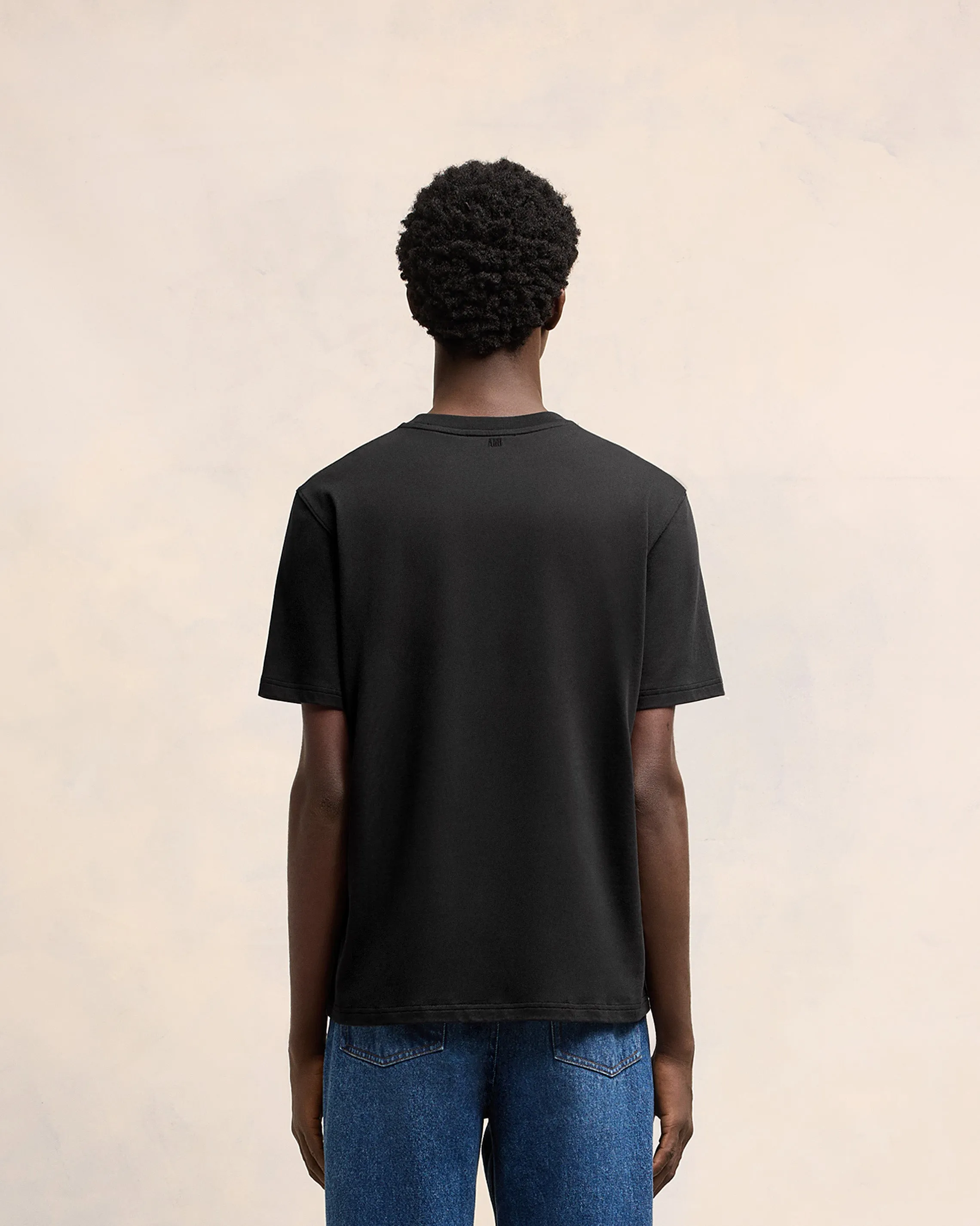 T-shirt Noir Ami De Coeur En Coton Biologique sold by Ami product image thumbnail 5